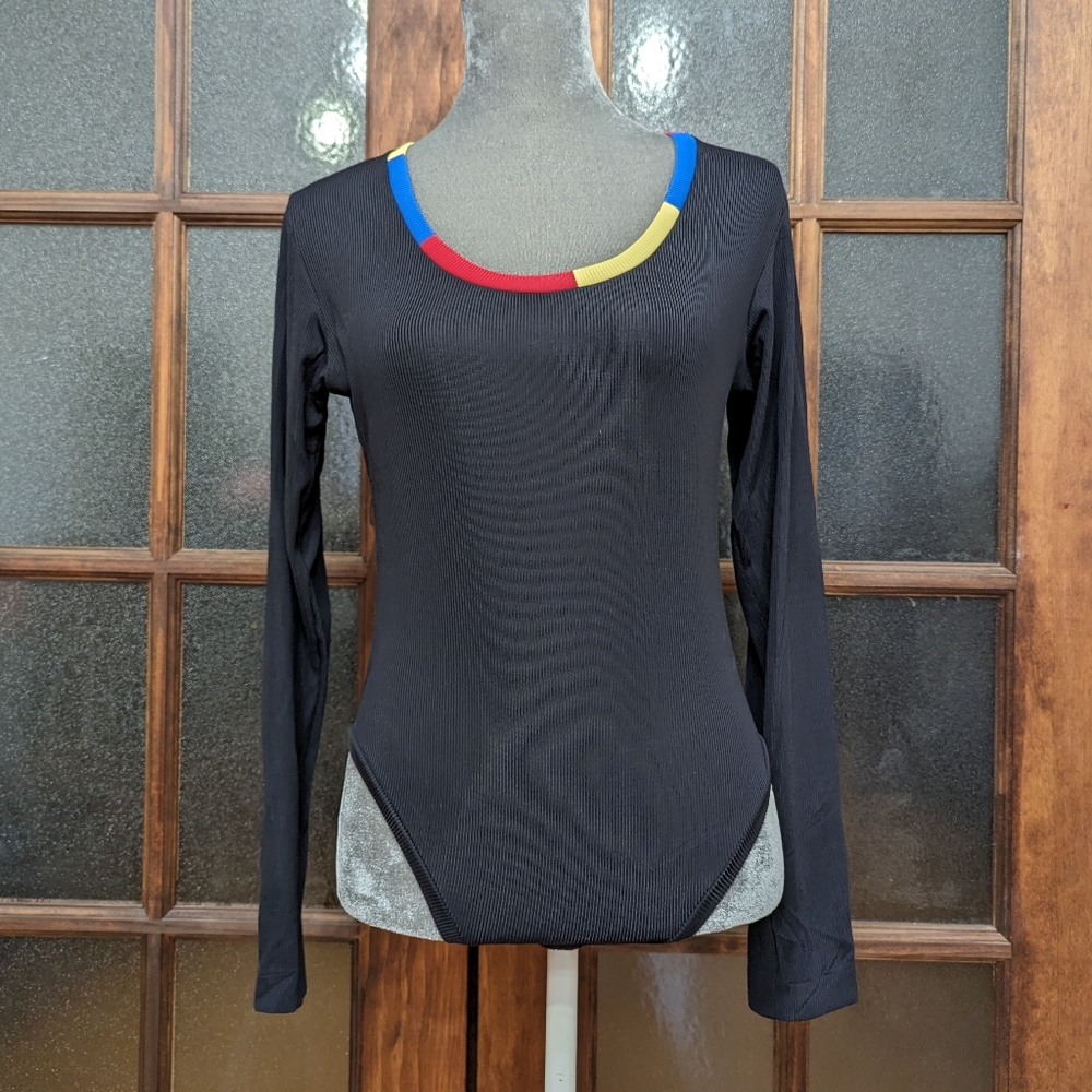 FAUST Paris Vintage superbe primary color accents bodysuit vintage